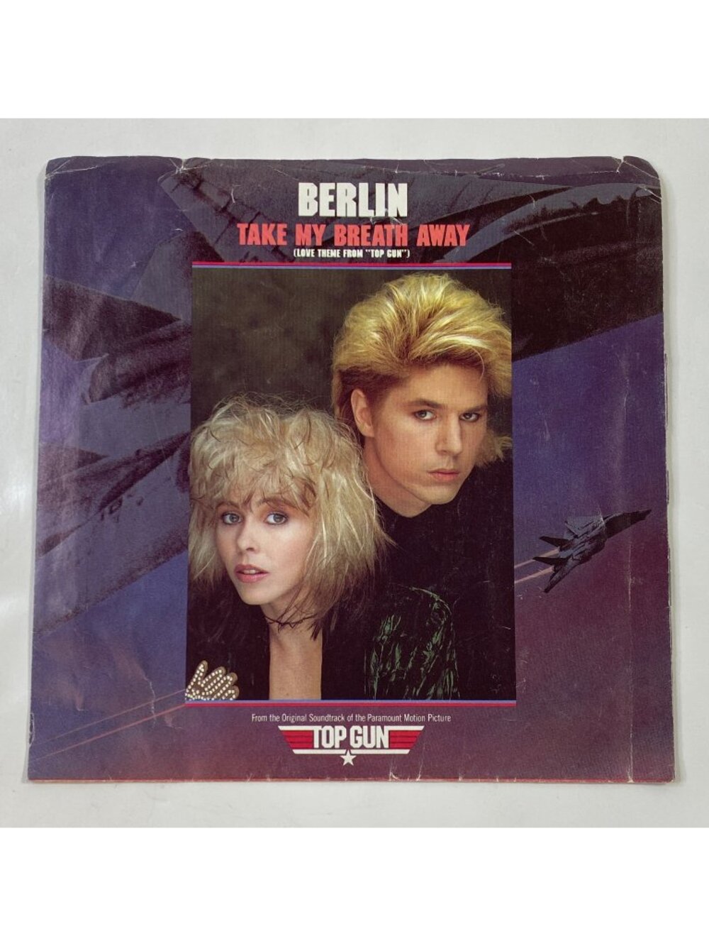 Berlin Take My Breath Away Giorgio Moroder TopGun Soundtrack 45 Rpm Vinyl Single